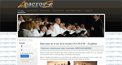 Desktop Screenshot of anacrouse-chorale.fr